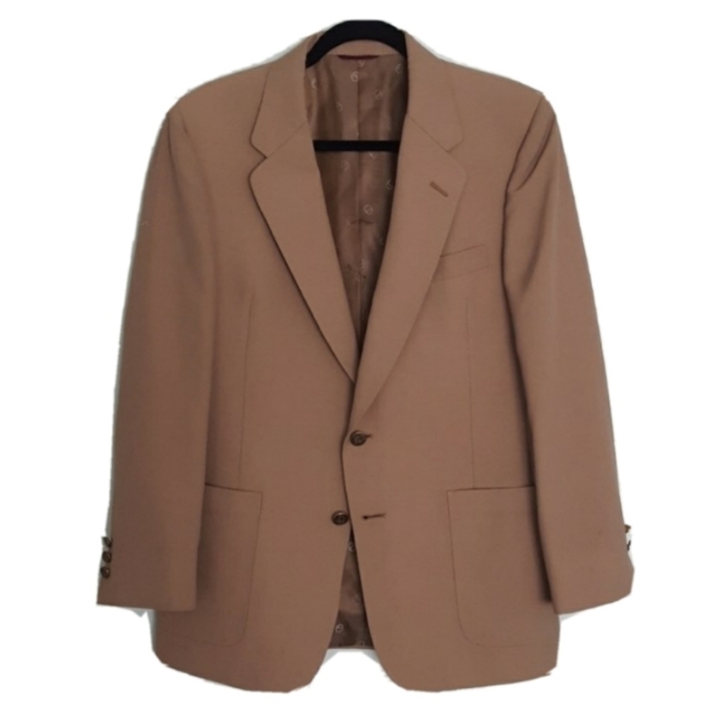 Hart Schaffner Marx By Christian Dior Brown Coat
